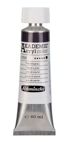 Tinta Acrílica Schmincke Akademie 60ml 658 Paynesgrey Frete grátis