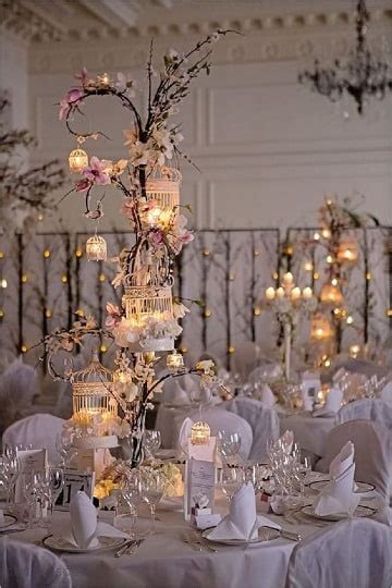 Hermosos Centros De Mesa Iluminados Para 15 Años O Bodas