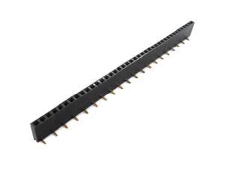 Mm Pin Male Double Row Straight Long Header Strip Pack Of