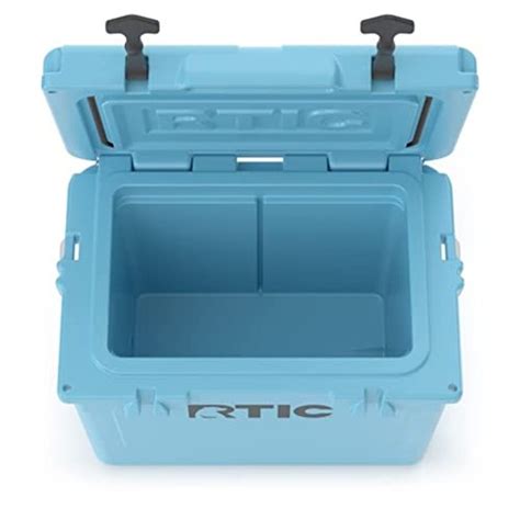 Rtic Hard Cooler 20 Qt Blue Ice Chest With Heavy Duty Rubber Latches