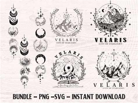 Velaris City Of Starlight Acotar Svg Bundle To The Stars City Of