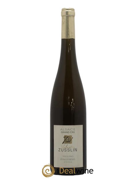 Acheter Riesling Grand Cru Pfingstberg Valentin Zusslin Domaine 2006