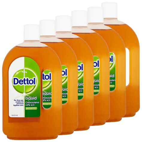 Dettol Antiseptic Disinfectant Liquid Original 750ml Case Of 6 Wholesale