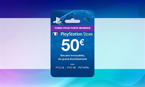 Carte Psn Plus Pas Cher 50 Euros à 40 Euros