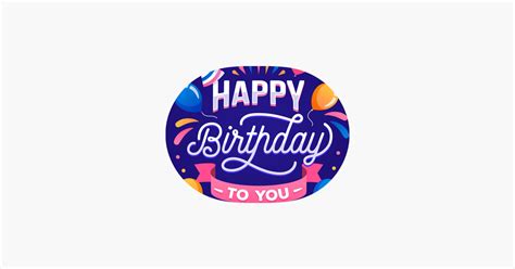 ‎birthday Emojis Stickers On The App Store