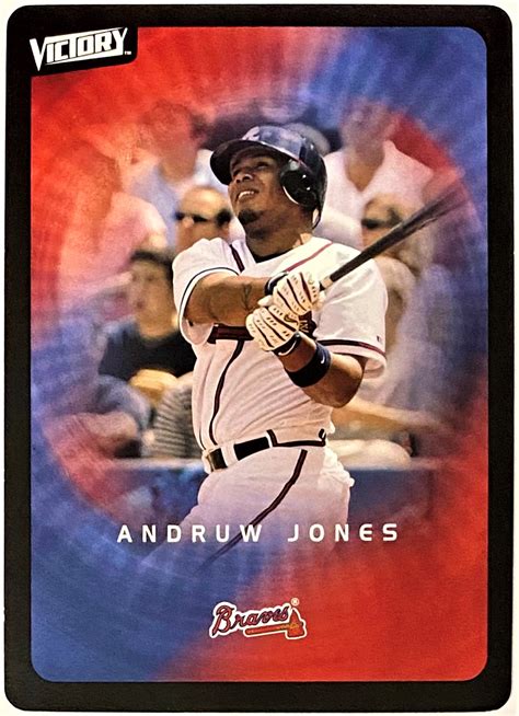 Andruw Jones 2003 Upper Deck Victory Atlanta Braves Baseball Card KBK