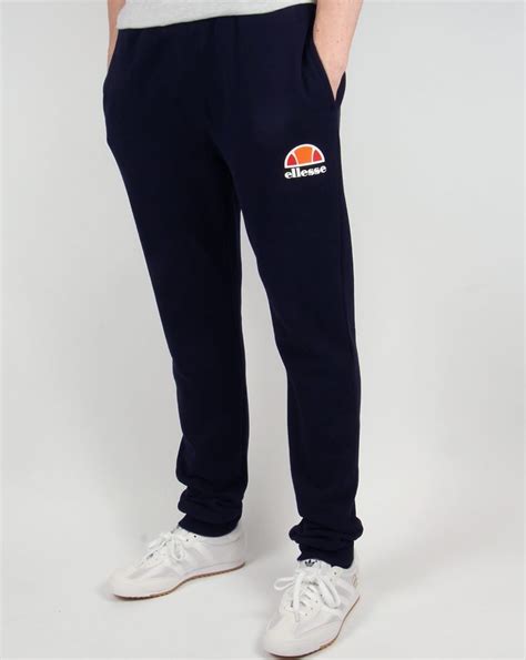 Ellesse Track Bottoms Navy 80s Casual Classics