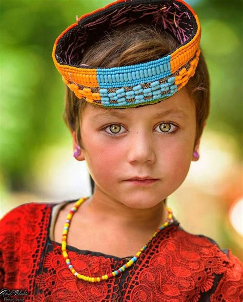 Portrait Of Kalashi Girl Chitral Pakistan Kalash People Beautiful