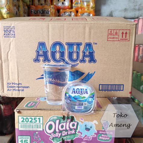 Jual Aqua Gelas 220ml 1dus 48pcs Shopee Indonesia