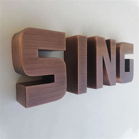 Alphabet 3d Metal Letters Sign - Buy Metal 3d Letters,Metal Alphabet ...