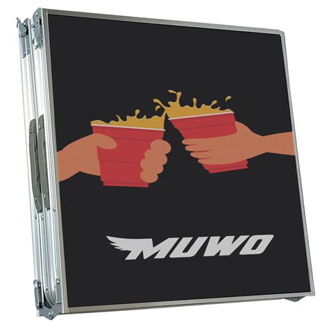 Muwo Teamplayer Bierpongtafel Set Met Kopjes Sport Korting Nl