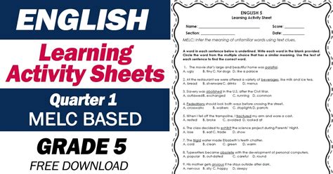 Learning Activity Sheet Las