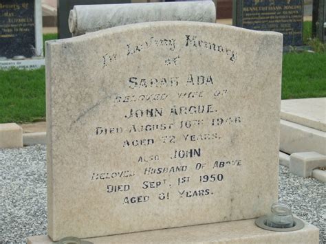 Sarah Ada Simpson Argue (1874-1946) - Find a Grave Memorial