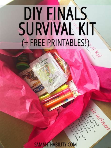 Diy Finals Survival Kit Affordable Ideas And Tips Samanthability Finals Survival Kit College