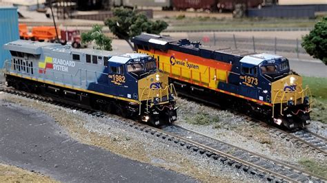 Custom Ho Csx Heritage Units Seaboard System Chessie Youtube