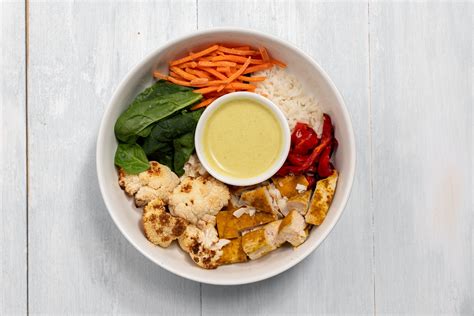 Yellow Coconut Curry Bowl Lean Lifestyle Meal Plan Delivery Phoenix