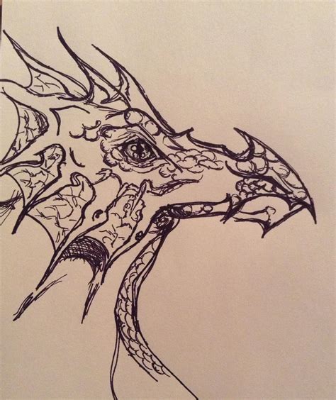 Smaug Pen Sketch by Izaya-Orihara-Chan on DeviantArt