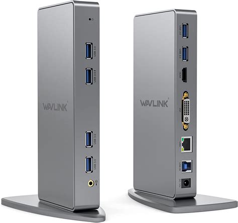 Wavlink Estaci N De Acoplamiento Universal Usb Para Laptop Monitor