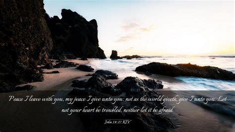 John 14 27 Kjv Desktop Wallpaper Peace I Leave With You My Peace I