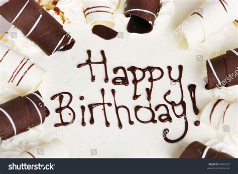 Birthday Cake Closeup Top View Stock Photo 4963279 | Shutterstock