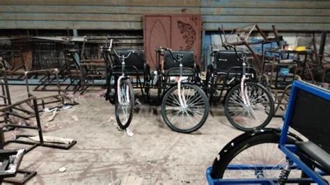 Black Wheel Battery Operated Handicapped Tricycle At Rs In