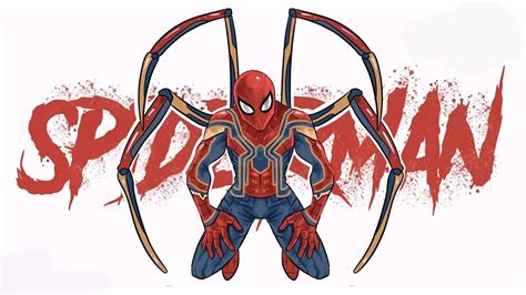 Iron Spider Drawing Easy Top Of The Line Webzine Picture Archive