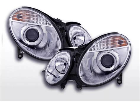 Fk Led Drl Angel Eye Halo Headlights Mercedes E Class W211 211 Etsy