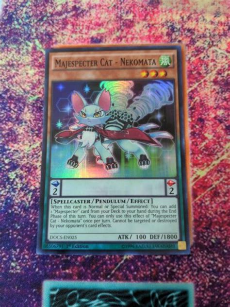 Yu Gi Oh TCG Majespecter Cat Nekomata Dimension Of Chaos DOCS EN025