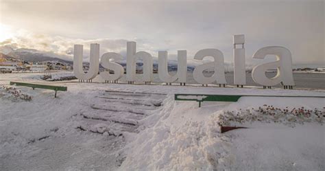 Ushuaia Vuelve La Nieve Ushuaia Noticias