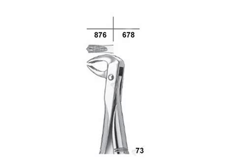 Waldent Tooth Extraction Forceps Lower Molars Mandibulars No 73 1 110