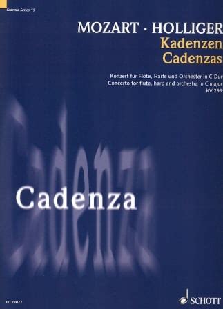 Buy Cadenzas for Mozart Flute and Harp Concerto Online at $11.99 ...