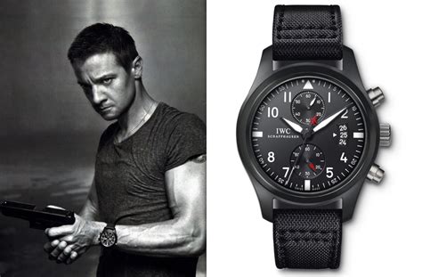 Jeremy Renner wears IWC in "The Bourne Legacy"