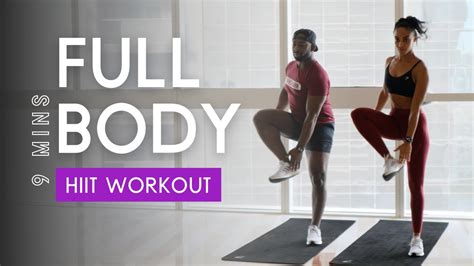 9 MIN Full Body HIIT Workout At Home Modifications Included YouTube