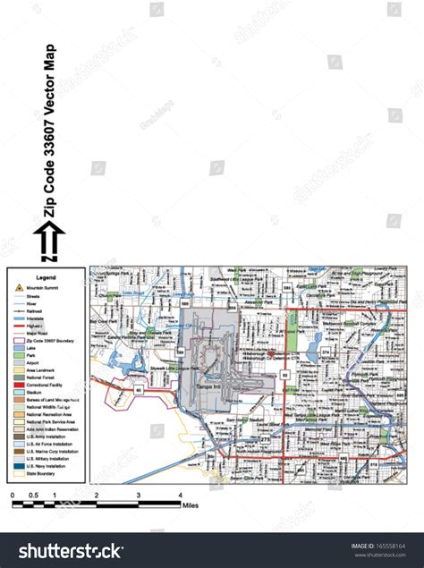 Vector Map With Summits Rivers Railroads Royalty Free Stock Vector