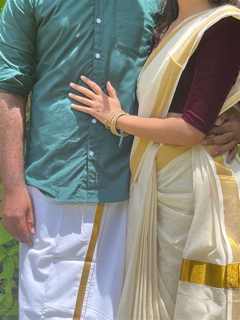 Onam🌼 Couple Posing Couples Poses For Pictures Poses