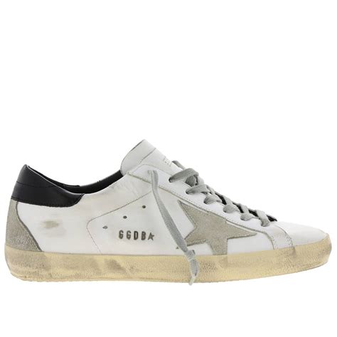 GOLDEN GOOSE: Shoes men - White | Sneakers Golden Goose GCOMS590 W55 GIGLIO.COM