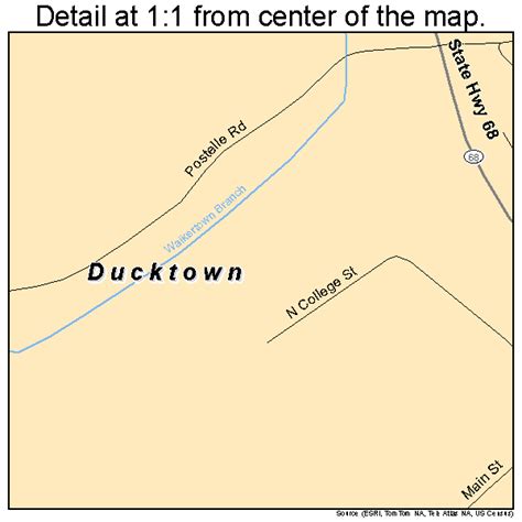 Ducktown Tennessee Street Map 4721740