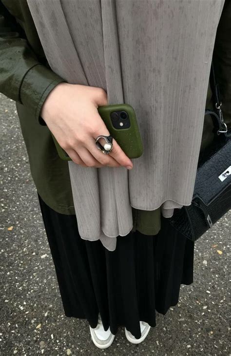 green hijab💚🍃 | Hijab style casual, Muslim fashion hijab outfits ...