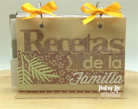 Latina Crafter Sellos en Español Desde el Taller de Patry Recetas de la familia