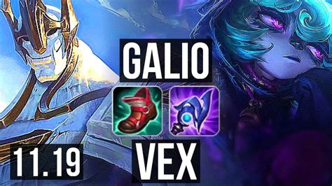 Galio Vs Vex Mid Rank Galio Na Challenger V Youtube