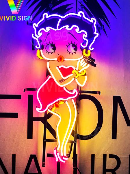 Betty Boop Hd Vivid Neon Sign Lamp Light