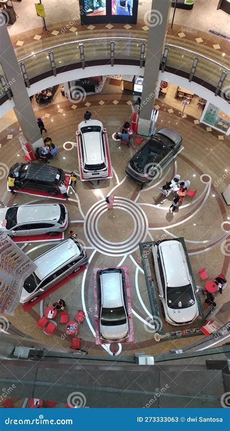 wuling car exhibition   mall  surabaya editorial stock photo