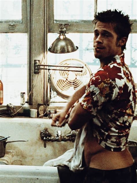 Vintage Photo Of Brad Pitt As Tyler Durden In Fight Club