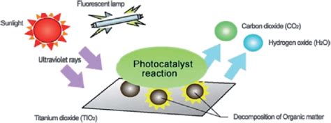 Schematic Diagram Demonstrating The Photocatalysis Mechanism