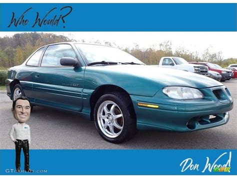 1996 Medium Green Blue Metallic Pontiac Grand Am Gt Coupe 139955242 Photo 16