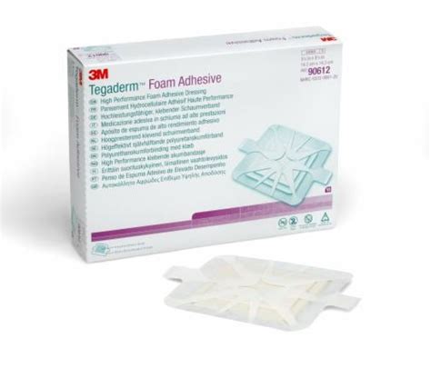 3m™ Tegaderm™ High Performance Foam Adhesive Dressing 90612 Square 10 Ctn 4 Ctn Cs 3m New Zealand