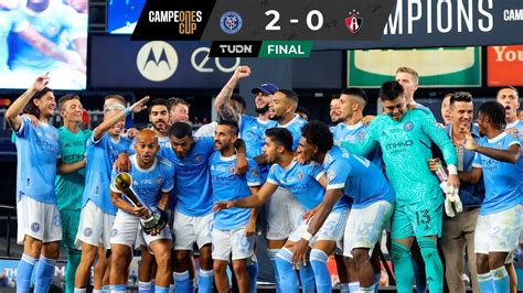 New York City Fc Vence Al Atlas Y Gana El Campeones Cup Tudn