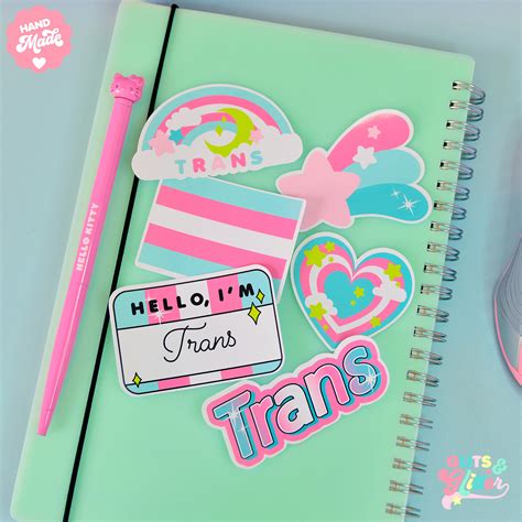 Transgender Trans Sticker Pack - Etsy