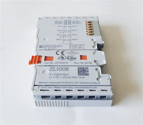 New Beckhoff El Ethercat Terminal Channel Ubuy India