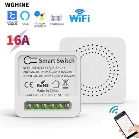 Wghine Cozylife A Mini Wifi Smart Switch Light V Supports Way